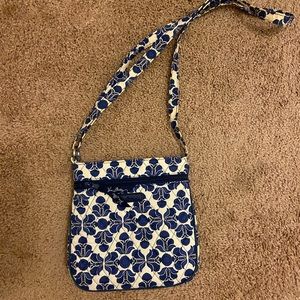Vera Bradley Cobalt Tile Small Crossbody